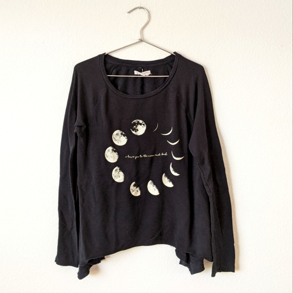 Grayson Threads Tops - Grayson Threads I love you to the moon and back moon phase